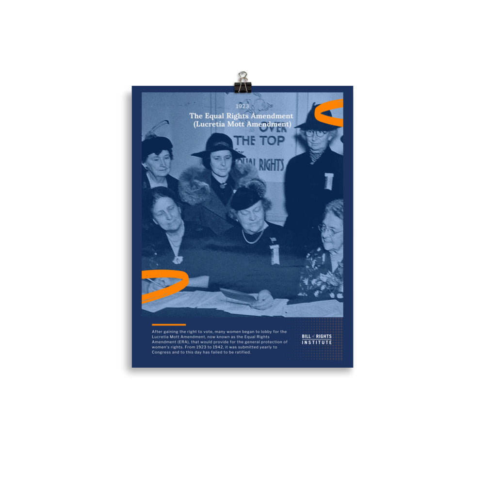 Lucretia Mott Amendment Poster