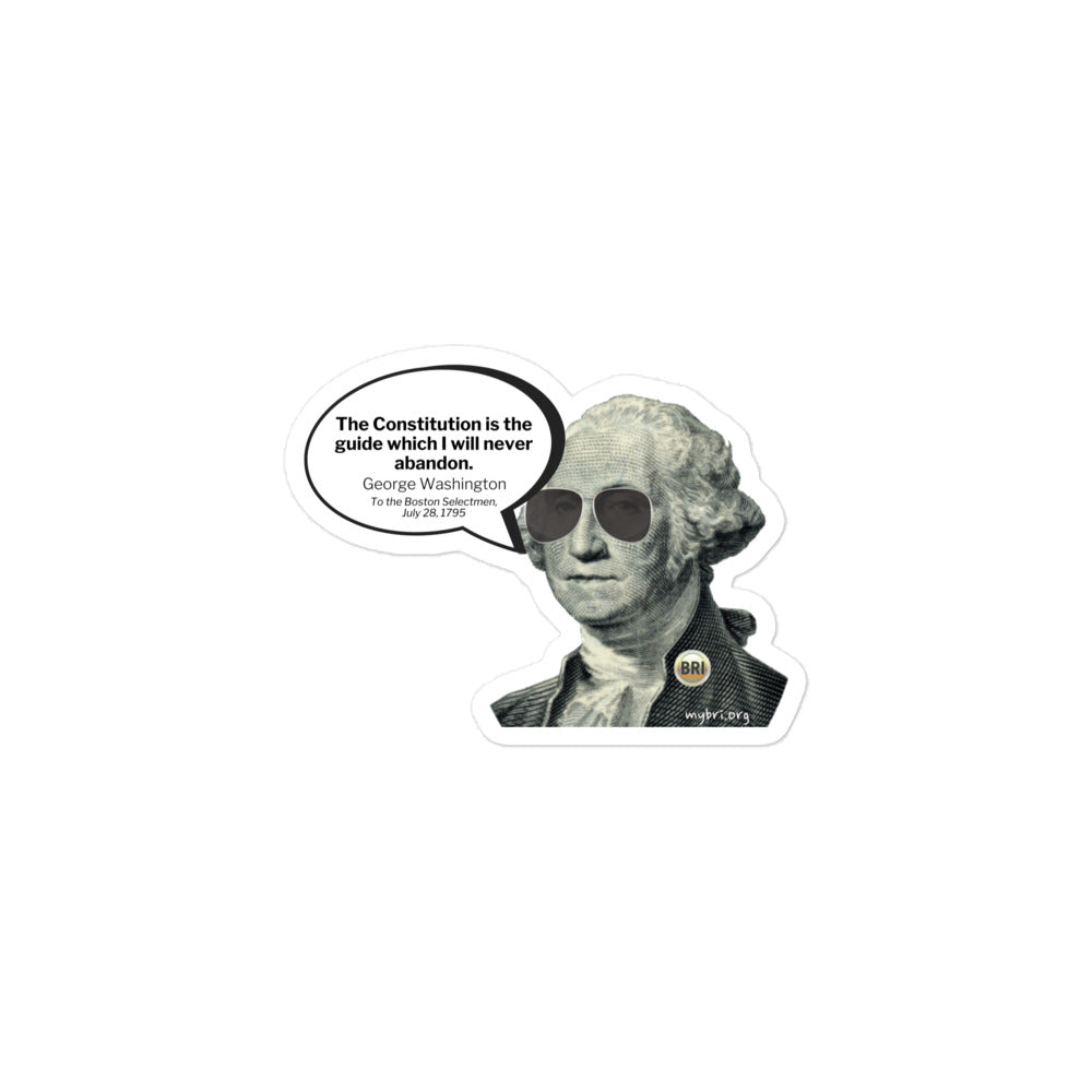 George Washington Quote Sticker
