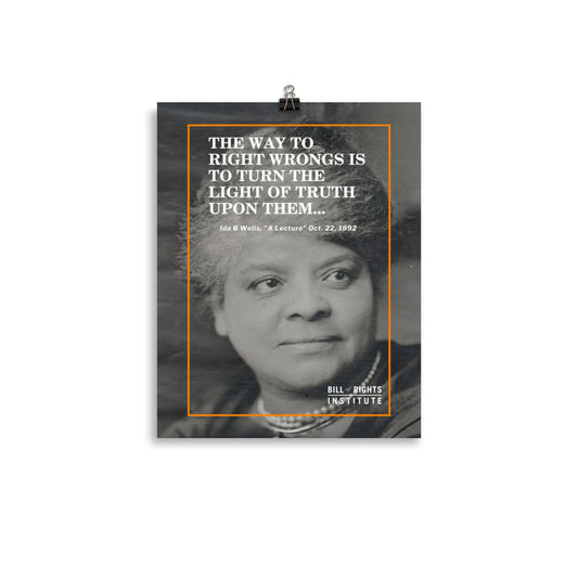 Ida B. Wells Quote Poster
