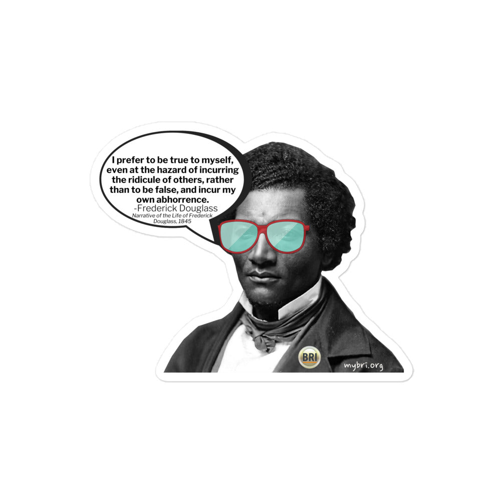 Frederick Douglass Quote Sticker