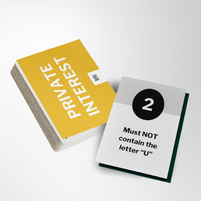 Party Favors Card Game